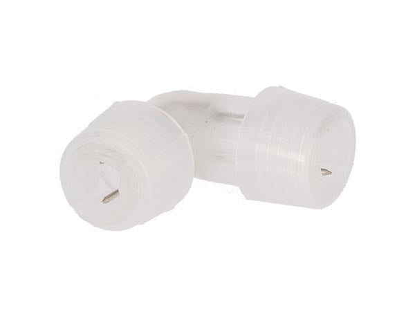 L-connector voor 9 meter LED slang - Transparant L-connector voor 9 meter LED slang - Transparant
